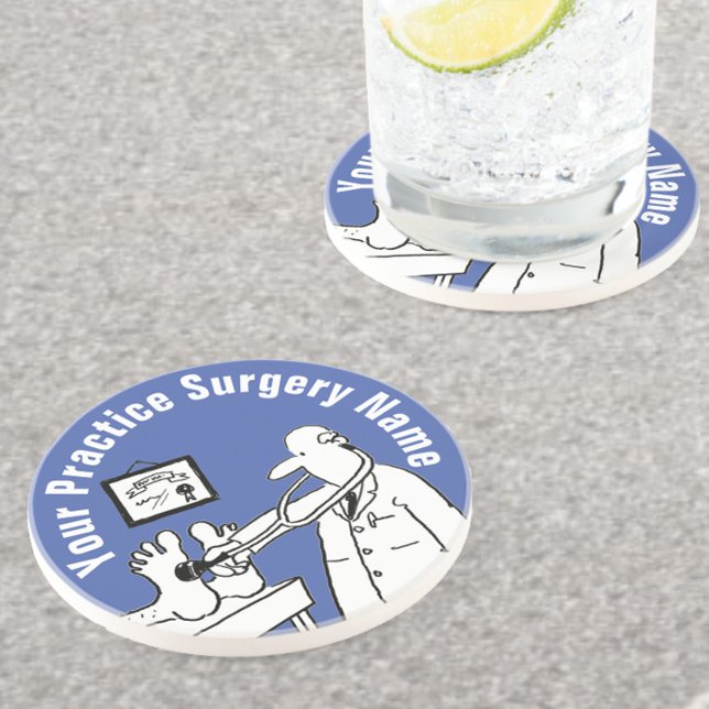 Fun Doctor with Stethoscope Coaster (Creator Uploaded)