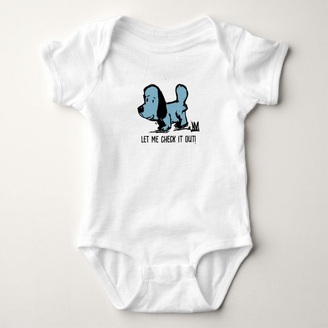 Fun Dog Baby Bodysuit (Front)