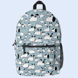 Fun Dog Cartoon Printed Backpack<br><div class="desc">All sorts of fun cartoon dogs for animal lovers.  Original art by Nic Squirrell.</div>