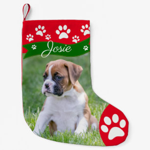 Fun Dog Christmas Stockings - Personalised Photo