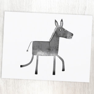 Fun Donkey Postcard