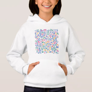 Fun doodle colourful vibrant shapes