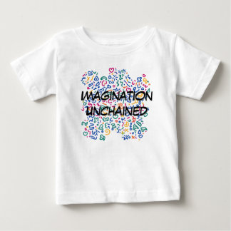 Fun doodle colourful vibrant shapes baby T-Shirt