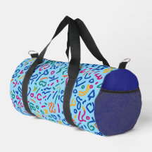 Fun doodle colourful vibrant shapes