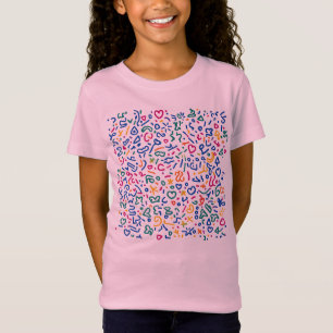 Fun doodle colourful vibrant shapes T-Shirt