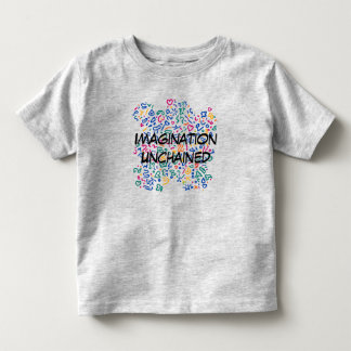 Fun doodle colourful vibrant shapes toddler T-Shirt