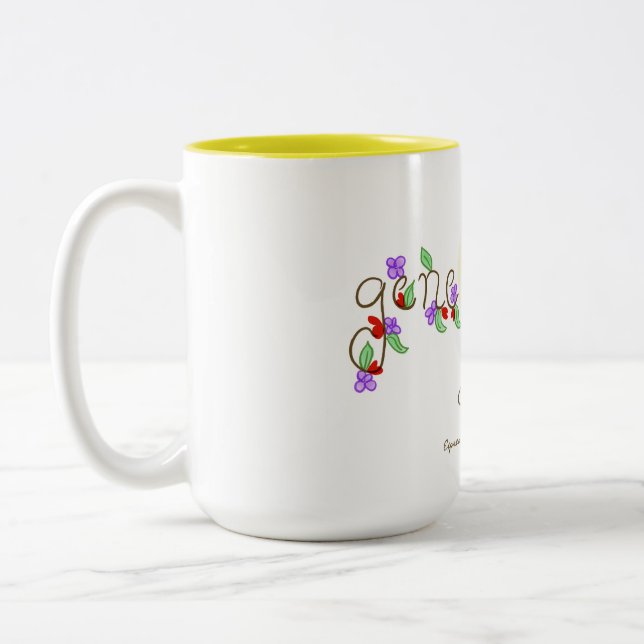 Fun doodle mug (Left)