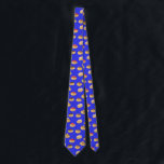 Fun Doughnut Patterned Neck Tie<br><div class="desc">How cute and fun is this tie for Hannukah or just for fun? Pattern available in other colours and on other items in my shop.</div>