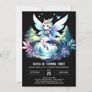Fun Dreamy Fairy Birthday Invitation