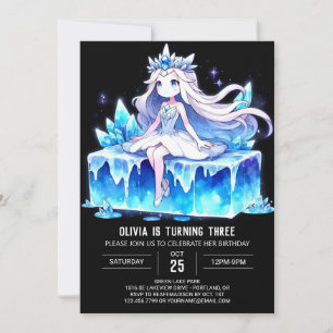 Fun Dreamy Princess Birthday Invitation