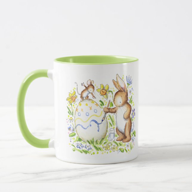 Fun Easter Bunny Personalized mug (Left)