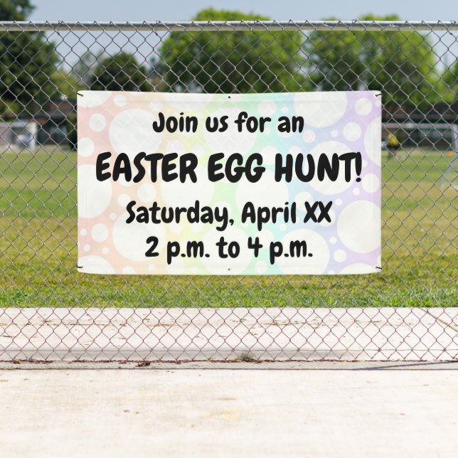 Fun Easter Egg Hunt Banner (Insitu)
