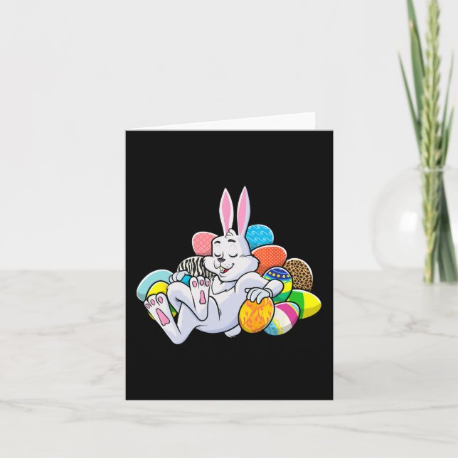 Fun Easter Girls Boys Toddler Easter Bunny  Card (Front)