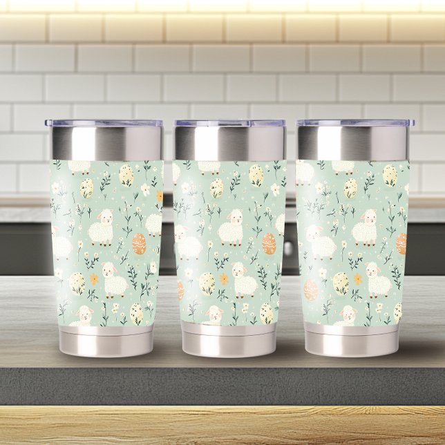 Fun Easter Pattern 20oz Thermal Tumbler (Creator Uploaded)