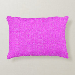 Fun Elegant Abstract Pink Pattern Decorative Cushion