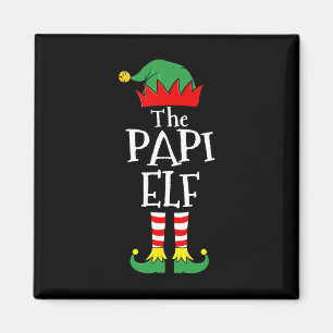 Fun Elf Christmas Pyjamas Family  Magnet