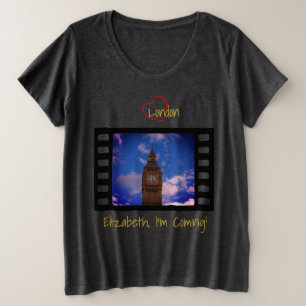 Fun Elizabeth Tower - Big Ben   Plus Size T-Shirt