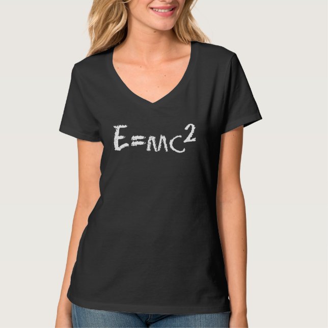 Fun Emc2 Equation  Einstein  Physics T-Shirt (Front)