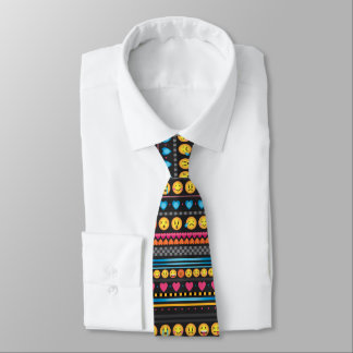 Fun Emoji Print Tie
