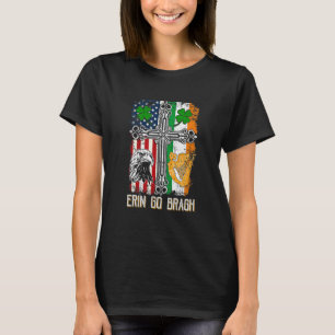 Fun Erin Go Bragh St Patricks Day Irish American F T-Shirt