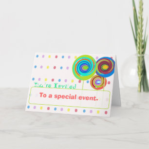 Fun Event Invitation