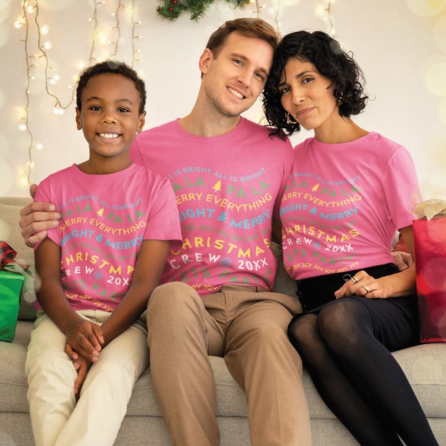 Fun Fa La La Family Matching Christmas Crew Shirts (Fun Fa La La Family Matching Christmas Crew Shirts)