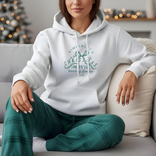 Fun Fa La La Music Bow My Christmas Movie Watching Hoodie