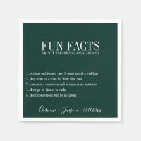 Fun Facts Emerald Green Personalised