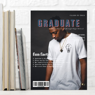 Fun Facts   Graduate Magazine Cover Photo  Announcement