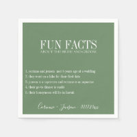 Fun Facts Sage Green Personalised