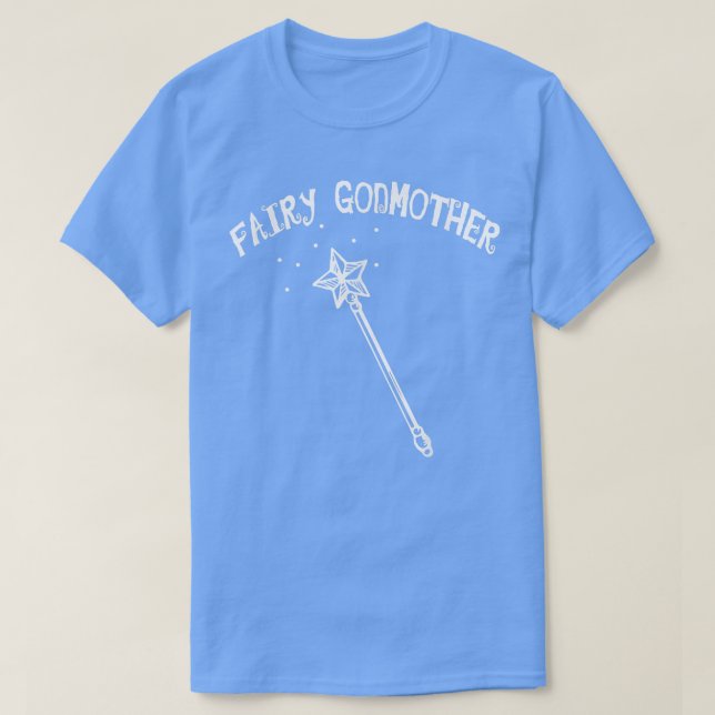 Fun Fairy Godmother Fantasy Print T shirt  (Design Front)