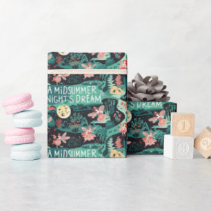 Fun Fairy Pattern Whimsical  Wrapping Paper