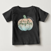 Fun Fall Halloween Glitter Hey There Pumpkin Name