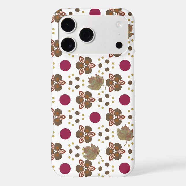 Fun Fall Poka Dot Design (Back)