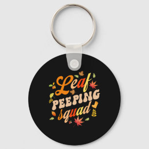 Fun Fall Season Leaves Bunnyer Leaf Bunnying Squad Key Ring