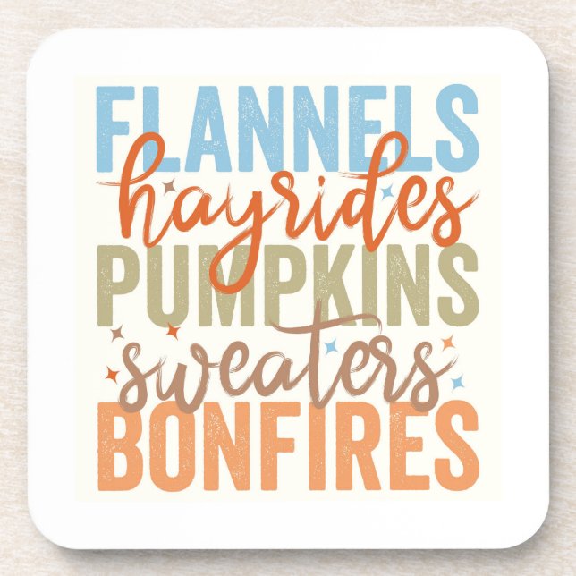 Fun Fall Vibes Coaster (Front)