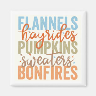 Fun Fall Vibes Magnet