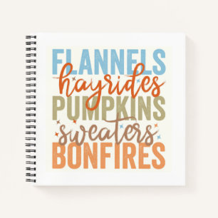 Fun Fall Vibes Notebook