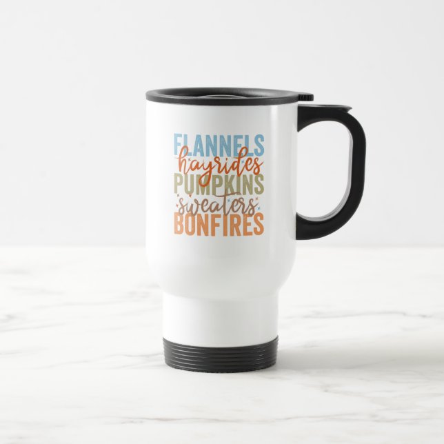 Fun Fall Vibes Travel Mug (Right)