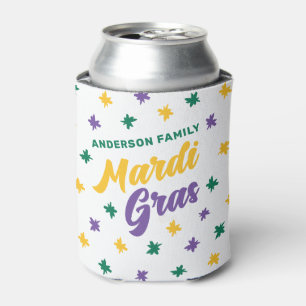 Fun Family Mardi Gras Can Cooler