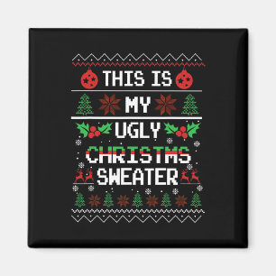 Fun Family Matching Christmas Ugly Xmas  Magnet