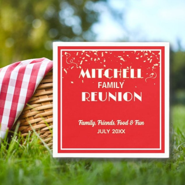Fun! Family Reunion  Napkin (Creator Uploaded)