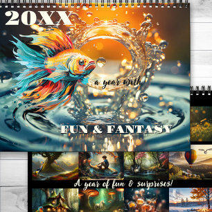 Fun Fantasy Fairy Tale Artistic Calendar
