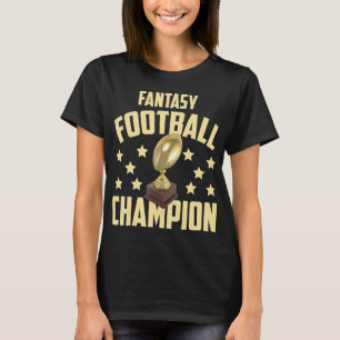 Fun Fantasy Football Champion Draft Party  T-Shirt