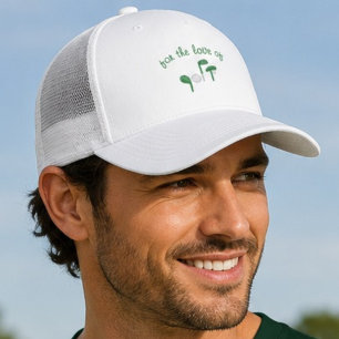 Fun Fathers Day "For the Love of Golf" Typography Trucker Hat