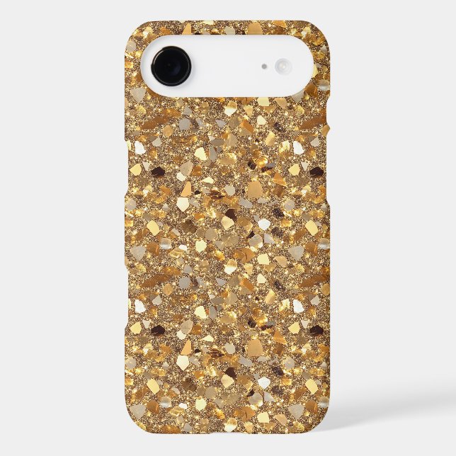 Fun faux glitter pattern gold  (Back)