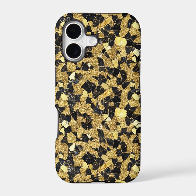 Fun faux glitter pattern gold  (Back)