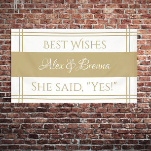 Fun favourite!  Custom engagement Banner