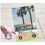 Fun Fem Golf Cart Beach Monogram Name Golf Towel<br><div class="desc">Love the beach? Love the play golf? A beautiful beach scene and a fun golf cart for the golf lover who likes to play with style -- or just loves to play -- personalised with first name -- custom and unique. Or, get one for yourself and tell your story --...</div>