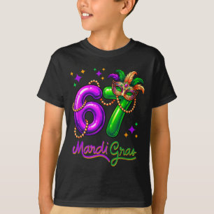 Fun Festive 67 Mardi Gras Party Balloons Beads Mas T-Shirt